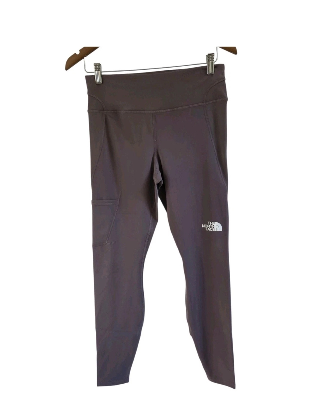 The North Face Winter Warm Tights Graphite Purple Side Pocket Irregular Size M
